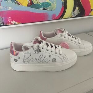ALDO Barbie Pink & White Sneakers, Size 8W. NWOT